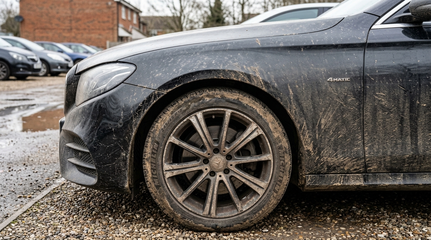Vehicle before detailing